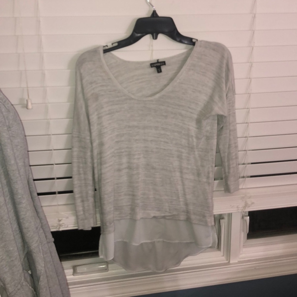 Express Grey Sweater